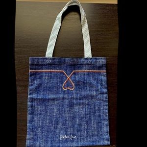 NWOT London Jean Denim Shoulder Tote Bag 12”x13”